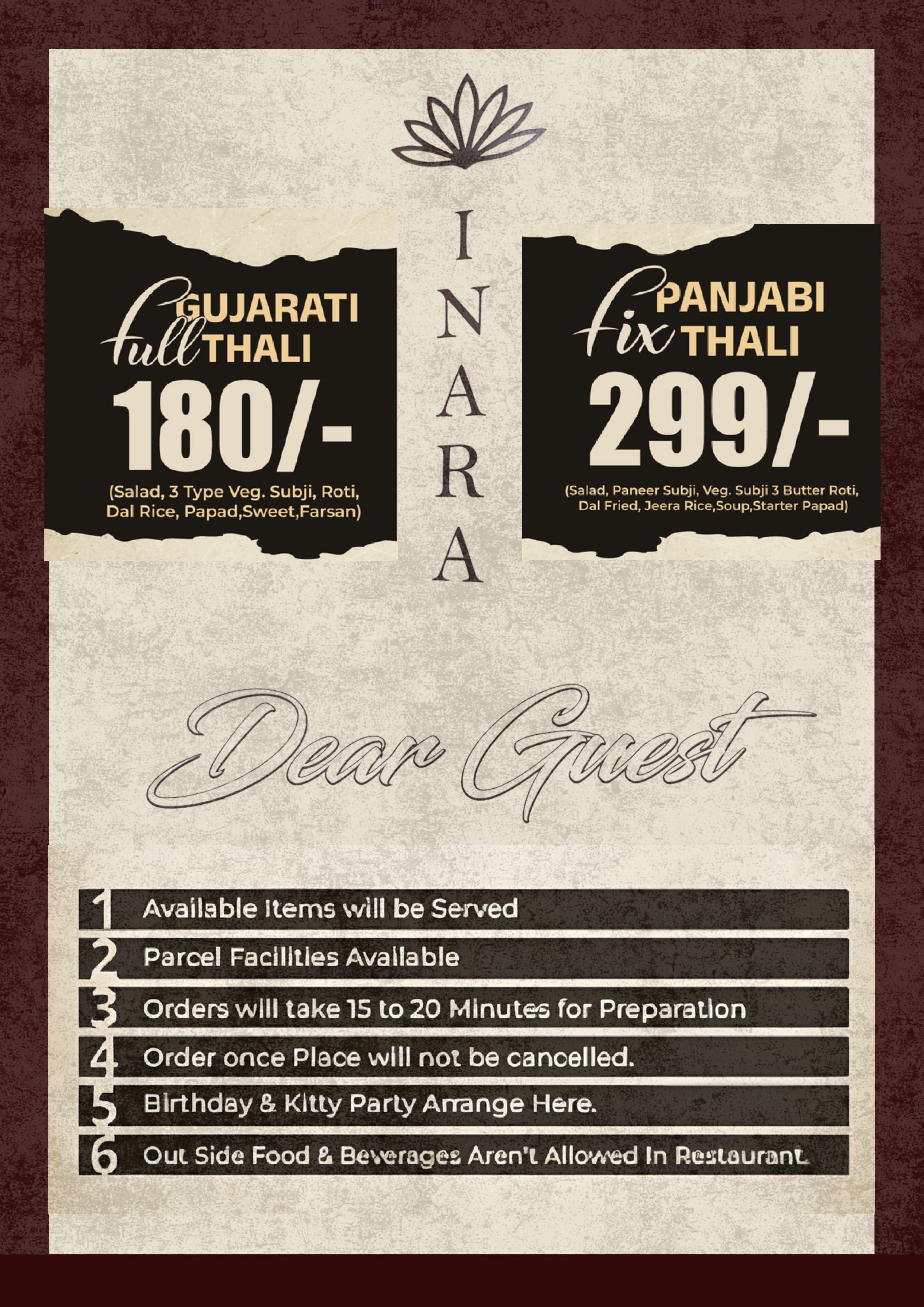 Menu Page 2